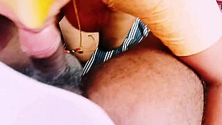 indian housewife begs daddy for best blowjob then doggystyle dirty telugu talk
