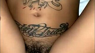 Tattooed slut picked up deepthroats monster cock before rough hotel fuck