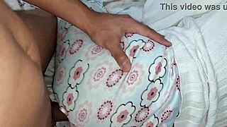 Dude I fucked my stepsis doggystyle in pajamas no removing! Monster cock action 😈🍆💦