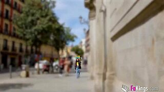 Posh Colombian Babe Bent Over Fucked Doggystyle Cowgirl In Madrid Public Spots