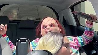 chucky's naughty halloween fuck with tiffanny riding hard