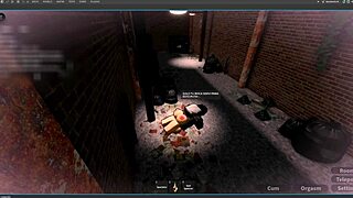 engaño a mi novio con negro en callejón me viola y llena pechos de semen espeso