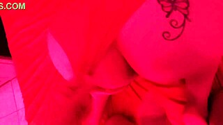 POV Big-Ass Stepmom Moans Hard in Bedroom Fuck