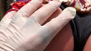 i teach stepsis phone games while huge cock sex toy stretches her tight ass