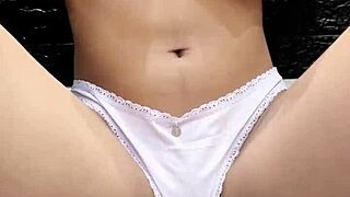 Sweet Petite Babe Fingers and Fucks Her Tight Young Pussy Solo Homemade