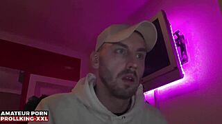 Prollking XXL sniffs alpha bad guy's socks