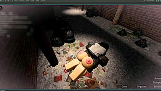 engaño a mi novio con negro en callejón me viola y llena pechos de semen espeso