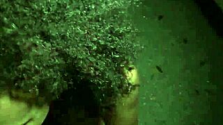 Stranded ebony teen julie kay picked up outdoors blown fucked on sex tape