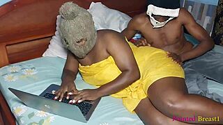 Black Cock Stretches Fat Wet Pussy as Girlfriend Fingers to Intense Orgasm Climax