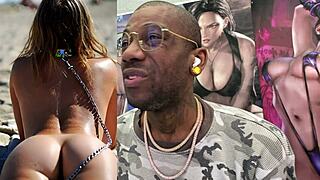 Oily Latina Stepdaughter Teases Shakes Fat Ass Deepthroats Monster Cock as Slave