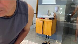 Curvy latina with big tits and ass rides best friend's monster cock behind husband's back