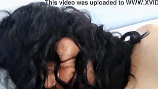 Latina slut screams through rough anal orgasm first time