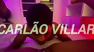 young brazilian cums hard tongue deep in wet pussy