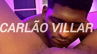young brazilian cums hard tongue deep in wet pussy