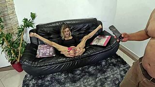 uh behind the scenes with juicy brazilian latina pornstar russah spreading pussy in lingerie photoshoot... so hot