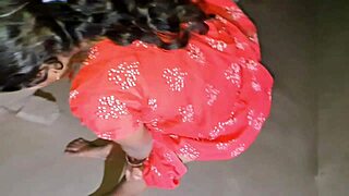 Indian Couple's Steamy Bathroom Tease with Tamil Friend