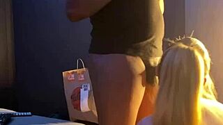 Gracie Deepthroats Gamer Boyfriend's Monster Cock Slutty Interracial Suck Fest