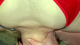 Stepmom's mouth stuffed then pounded hard in bed