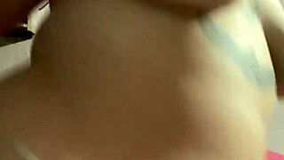 hot latina squirts hard on huge dildo homemade orgasm blast