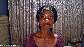 Betty's Narrow Ass Body Tease In King Afrobang Casting Interview Tempts First Time Ebony Action