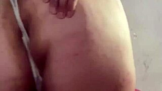 hot latina squirts hard on huge dildo homemade orgasm blast