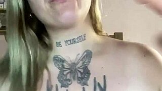 hot latina squirts hard on huge dildo homemade orgasm blast