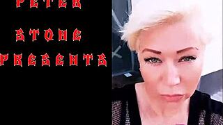 Big Tits Blonde Stepmom Dirty Talks While Riding Stepson's Cock Wildly