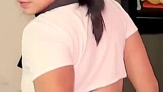 mexican schoolgirl in lingerie gets her tight pussy drilled amateur style