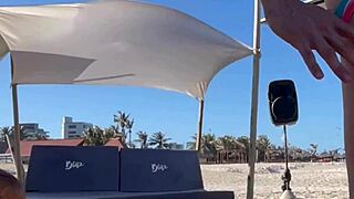 wanna watch this sexy tattooed teen get fucked hard in public beach sex?