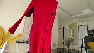 hot MILF CAUGHT my BONER and jerked till CUM on her BIG ASS!