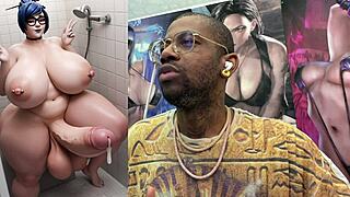 Specific Petite Asian Transgender Mei Cums from Cock Suck Train Ride Shower Pool