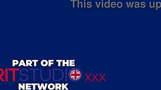 Oi mate, fancy this brit chubby teen's oily handjob in lingerie? 