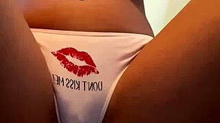 blonde swedish teen rubs wet panties with vibrator moaning to hard orgasm