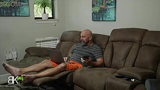 ghostface pounds curvy milf's shaved pussy in halloween lingerie