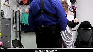 did cute teen annie trade pussy to escape burglar punishment?