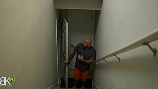 ghostface pounds curvy milf's shaved pussy in halloween lingerie