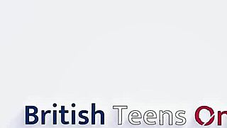 Oi mate, fancy this brit chubby teen's oily handjob in lingerie? 