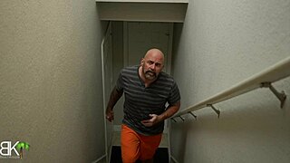 ghostface pounds curvy milf's shaved pussy in halloween lingerie