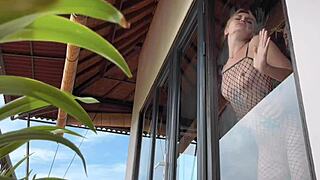 Blonde Babe Fucked Rough Doggystyle!