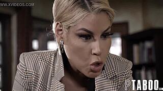 School Principal Bridgette B Lures Student Brooklyn Gray with Reluctant Teacher Sex Trap