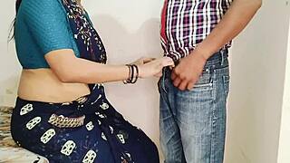 StepMom Sucks Stepson's Hard Cock on School Way Then Takes Doggy Pound!