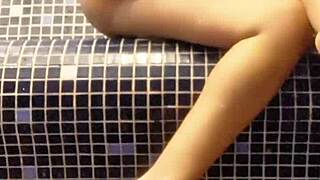 i risked sucking his monster cock then quickie fuck in public sauna almost caught