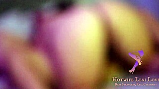 hotwife lexi loves her first lesbian strap-on dildo fuck with micha?