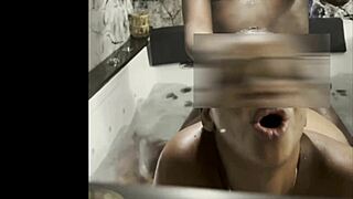 Spectacular Ebony Ass Shakes in Jacuzzi Fuck