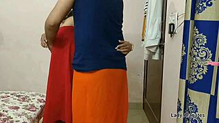 Step bro sneaks in to pound new Indian bride doggystyle.