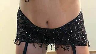 latina solo dance in sexy costume and dress