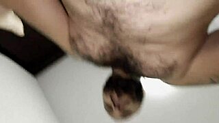 curvy hairy pussy latina bent over for hot creampie load