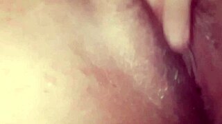 Ex jerks off small foreskin cock while teen cums on big tits pussy part 7