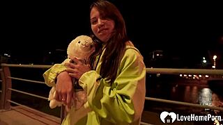 Girlfriend Bent Over Public Fuck After Casual Walk Clothes Ripped Pov