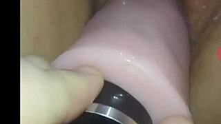 Wife, feel this 10-inch dildo stretch your wet pussy part 2